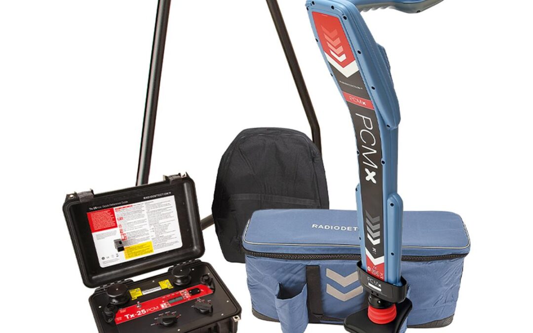 Radiodetection PCMx Locator Kit with TX-25 Transmitter and Soft Carry Bag