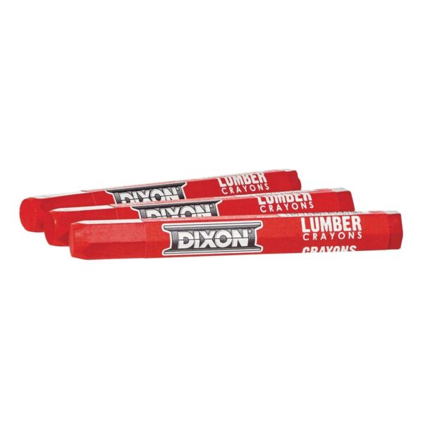Dixon 2852000 Industrial Lumber Crayons – Red - Image 3
