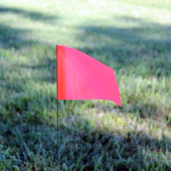 Presco 4X5X21 GLO RED Wire Flags - Image 2
