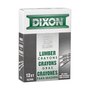 Dixon 2852300 Industrial Lumber Crayons – White
