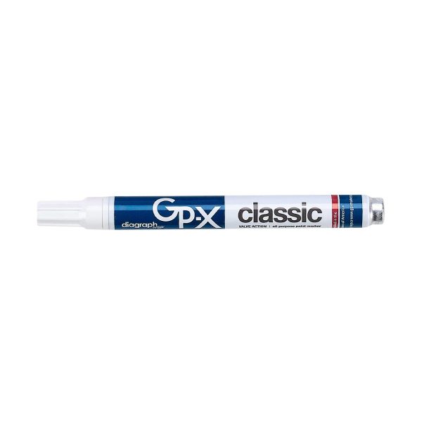 GP-X 46061 White Paint Markers